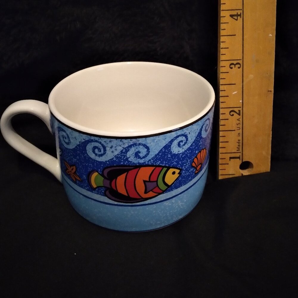 Whimsical Fun Fish Teacup
